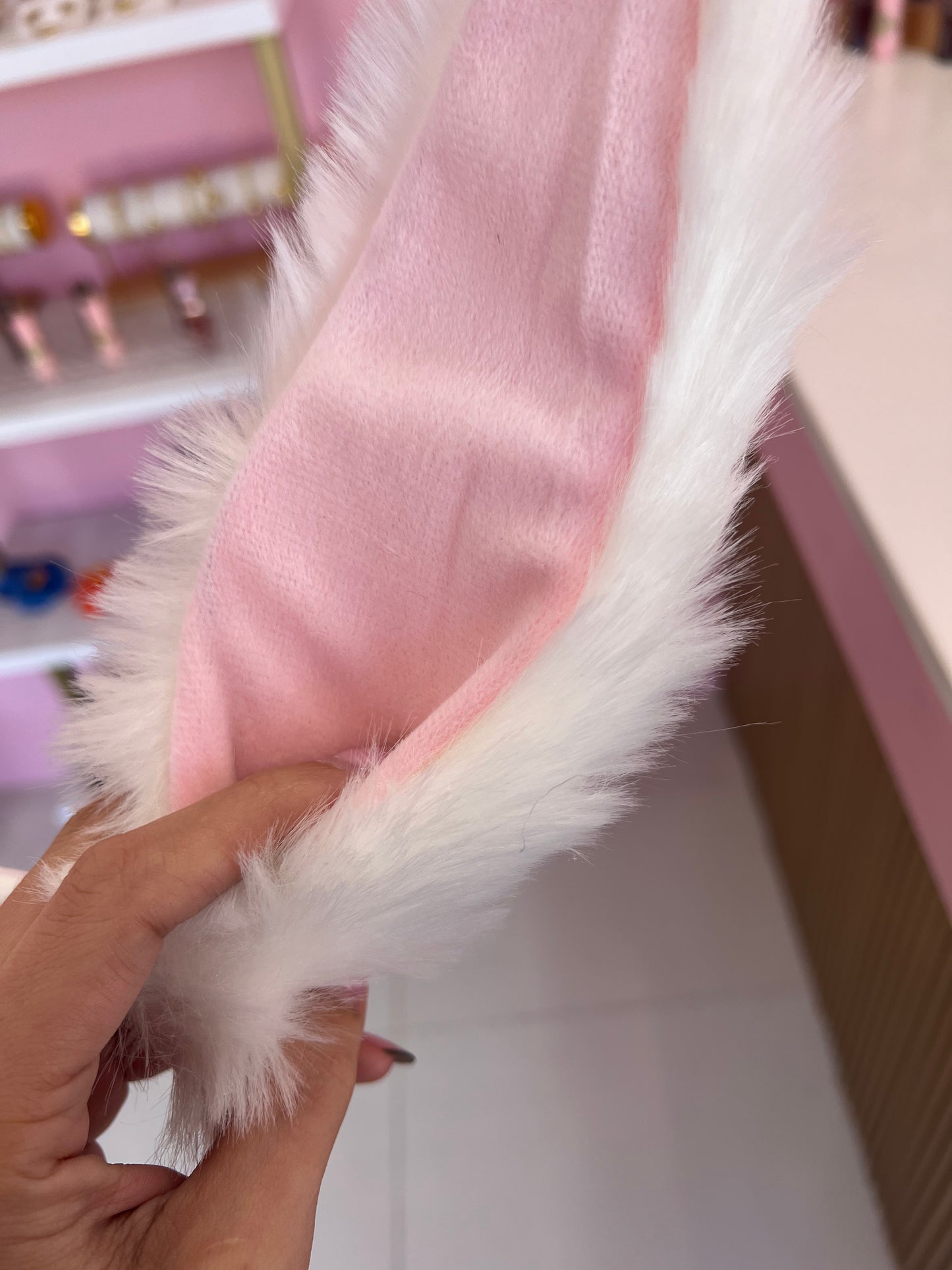 Fluffy bunny orejitas disfraz