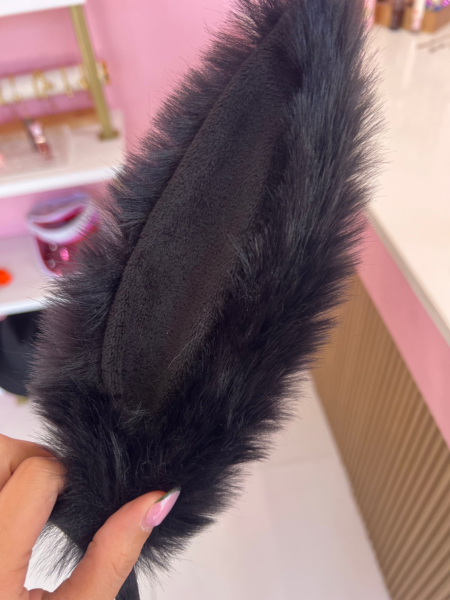 Fluffy bunny orejitas disfraz