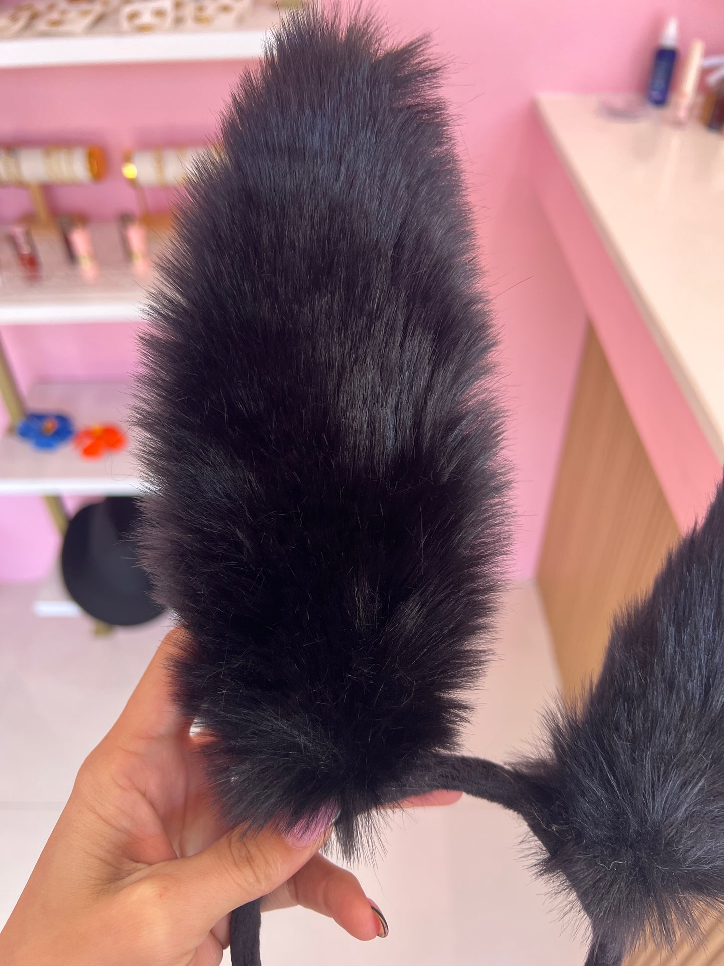 Fluffy bunny orejitas disfraz