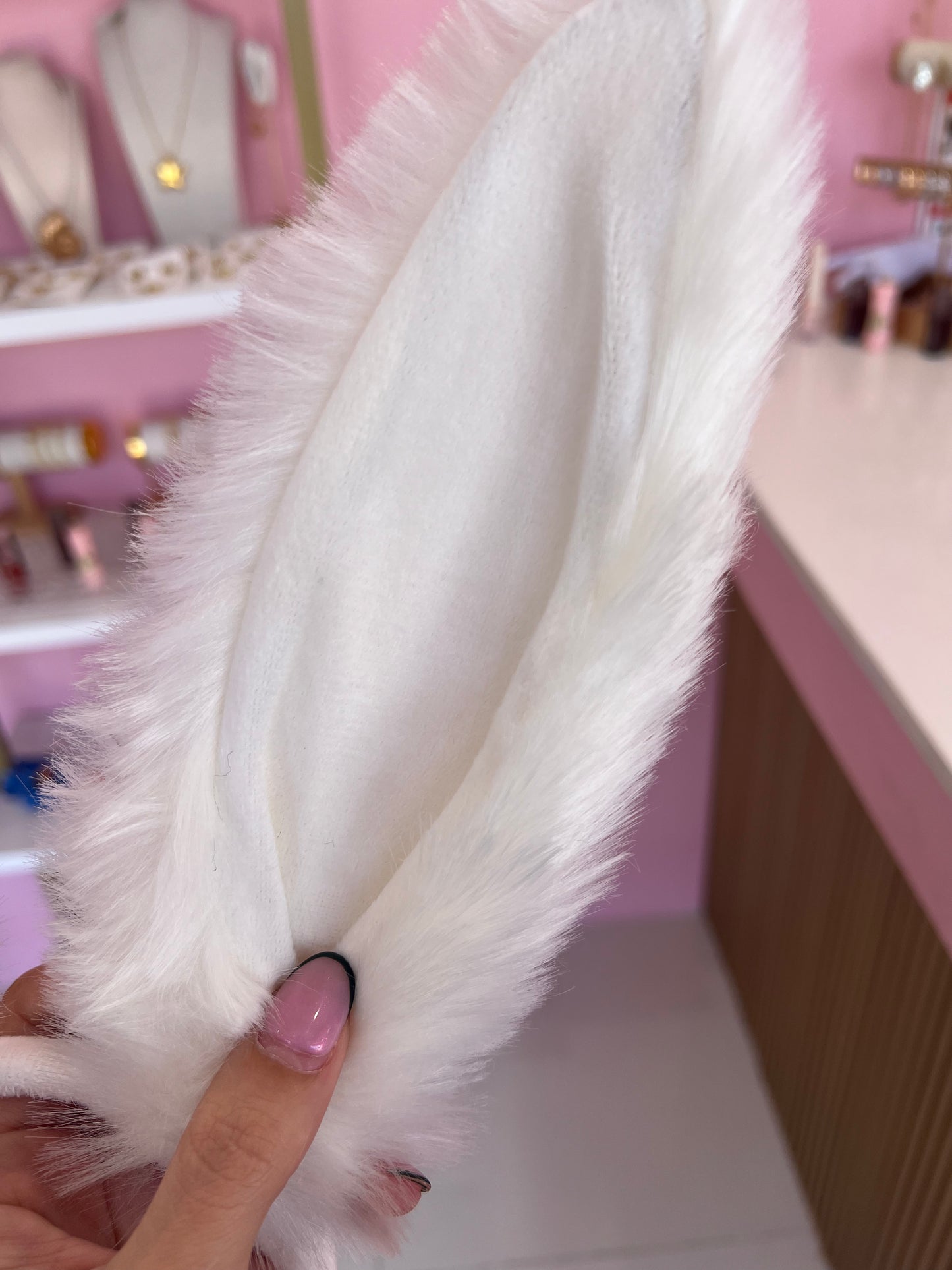 Fluffy bunny orejitas disfraz