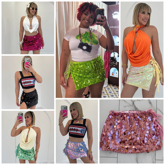 Amarradita Sequins Skirt