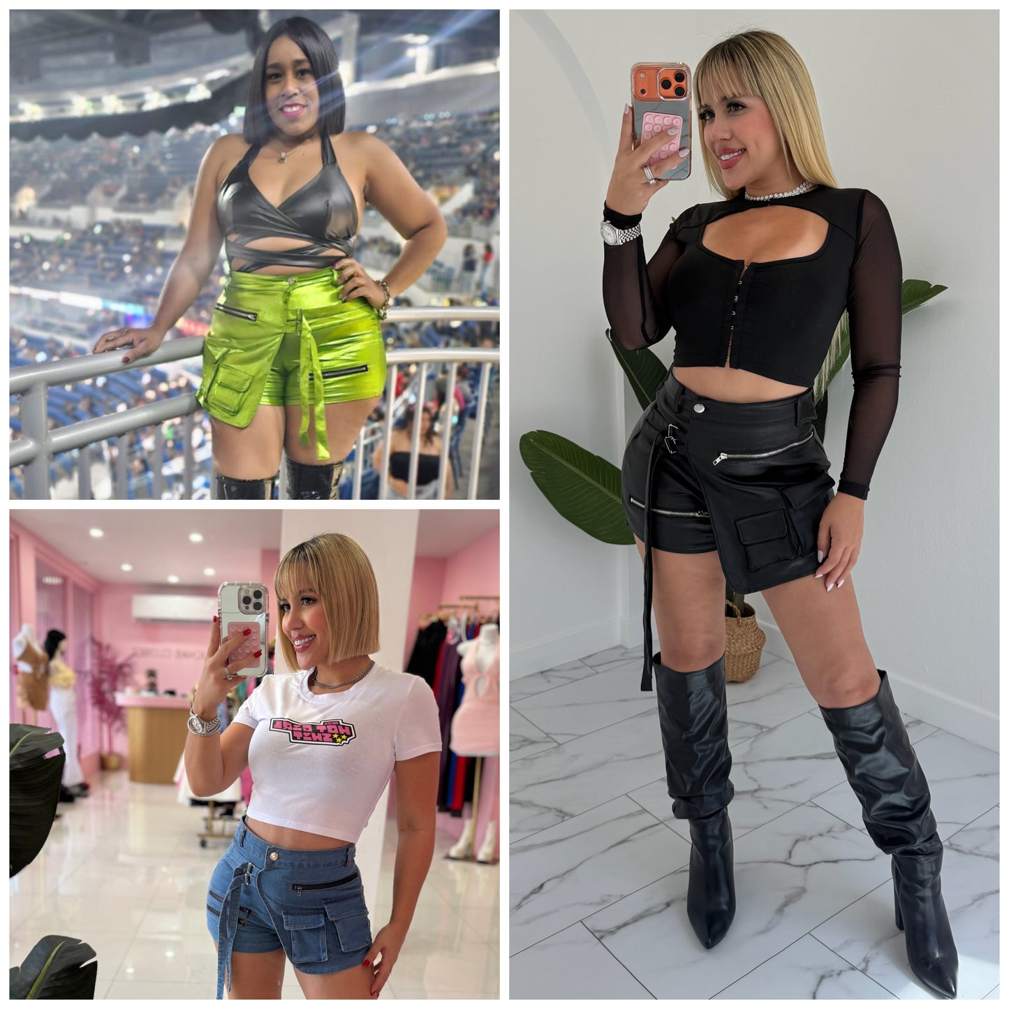 Metallic Skort