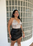 Leather skirt SMALL