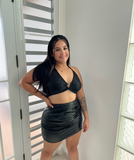 Leather skirt SMALL