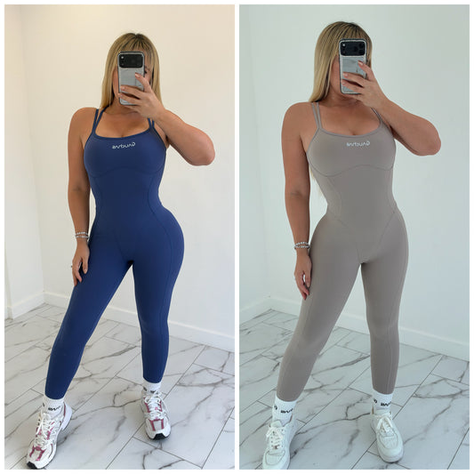 Power fit manguillos jumpsuit
