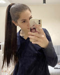 Dark Brown Ponytail